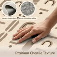 thumbnail image 6 of ODIKA 5'x7' Beige Brown Modern Geometric Abstract Washable Area Rug Contemporary Minimalist Scandinavian Style Grid Non-Slip, Low Pile, Stain Resistant for Guest Room, Lounge, Apartment, 6 of 7
