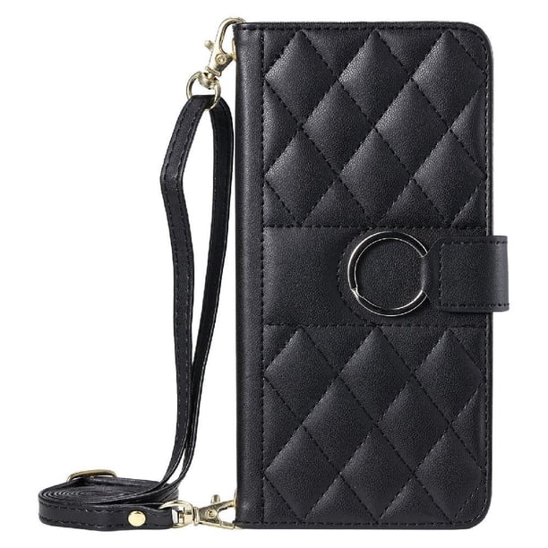 Funda tipo billetera GANGXUN para OPPO Reno 12 5G – Tapa abatible con correa para mujer