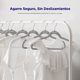 thumbnail image 3 of Ganchos de Terciopelo Premium Serenelife, Ahorradores de Espacio, Resistentes, con Gancho Metálico Giratorio de 360°, para Trajes, Pantalones y Vestidos, Gris, Pack 150, 3 of 7