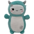 thumbnail image 1 of Squishmallow Holiday HugMees 10" - Yeti sarcelle, 1 of 2