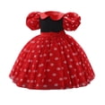 thumbnail image 1 of Robes pour Filles Robe à Pois pour Tout-Petits pour Fête d'Anniversaire Robe à Nœud Idéale pour Célébrations et, 1 of 7