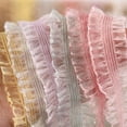 thumbnail image 2 of 2 Pairs Lace Shoelaces for Sneakers: 3CM Wide Elastic Lacy Shoe Laces for Women  - 47 inch / 120CM, 2 of 5