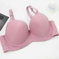thumbnail image 6 of Lovzfmll Bras for Women, Plus Size Everyday Push-Up Underwire Bra, Standard Straps Push-Up Pull-On Stretchable Anti-Sagging CDE Cup Bra, 6 of 9