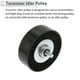 thumbnail image 5 of Polea tensora de cinturón idler Unique Bargains para Volkswagen Touareg 2002-2006, polea tensora serpentina con arandela de tornillo No.077903341G, plástico negro, 1 pieza, 5 of 6