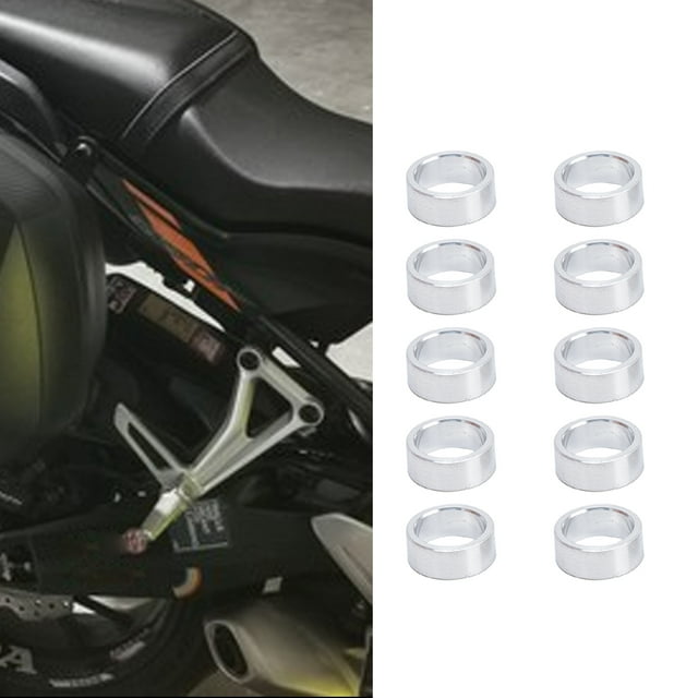 Entretoise Ronde en Alliage d'Aluminium Non Filetée 10mm, Supports pour Boulons, Support Structurel, pour Roulements 10mm, Paroi Épaisse pour Résistance, en Matériau Résistant