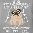 thumbnail image 3 of CafePress - Soft Puggy Warm Puggy T Shirt T Shirt - Womens Comfort Colors® Shirt, 3 of 4