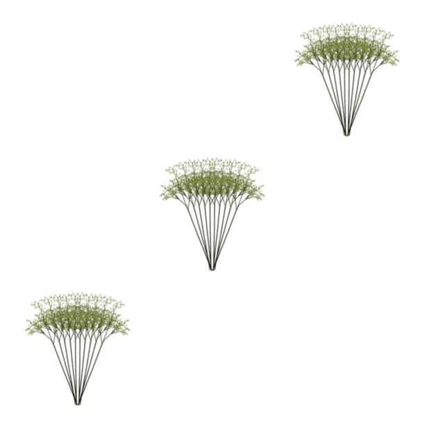 Flores artificiales de Gypsophila 10 piezas Billuyoard blanco Type1 NO1