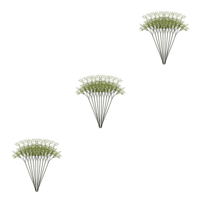 Flores artificiales de Gypsophila 10 piezas Billuyoard blanco Type1 NO1