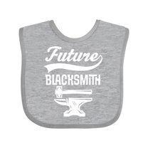 Inktastic Future Blacksmith Anvil Boys Baby Bib