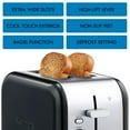 thumbnail image 3 of Kenmore 2-Slice Black Stainless Steel Toaster, Wide Slot, Bagel/Defrost, 3 of 11