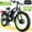 Black-Green, variant on 5000w Peak Dual Motor Electric Bike, 26" Fat Tire All Terrain Electric Bike for Adults, Shimano 21 Speed 45-50 MPH Off-Road Commuter Mtb, 60V 25AH Front Suspension & Hydraulic Disc Brake Ebike