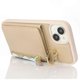 thumbnail image 4 of Litchi Texture Card Bag Leather TPU Crossbody Phone Cover with Ring Kickstand for 14/13, 4 of 5