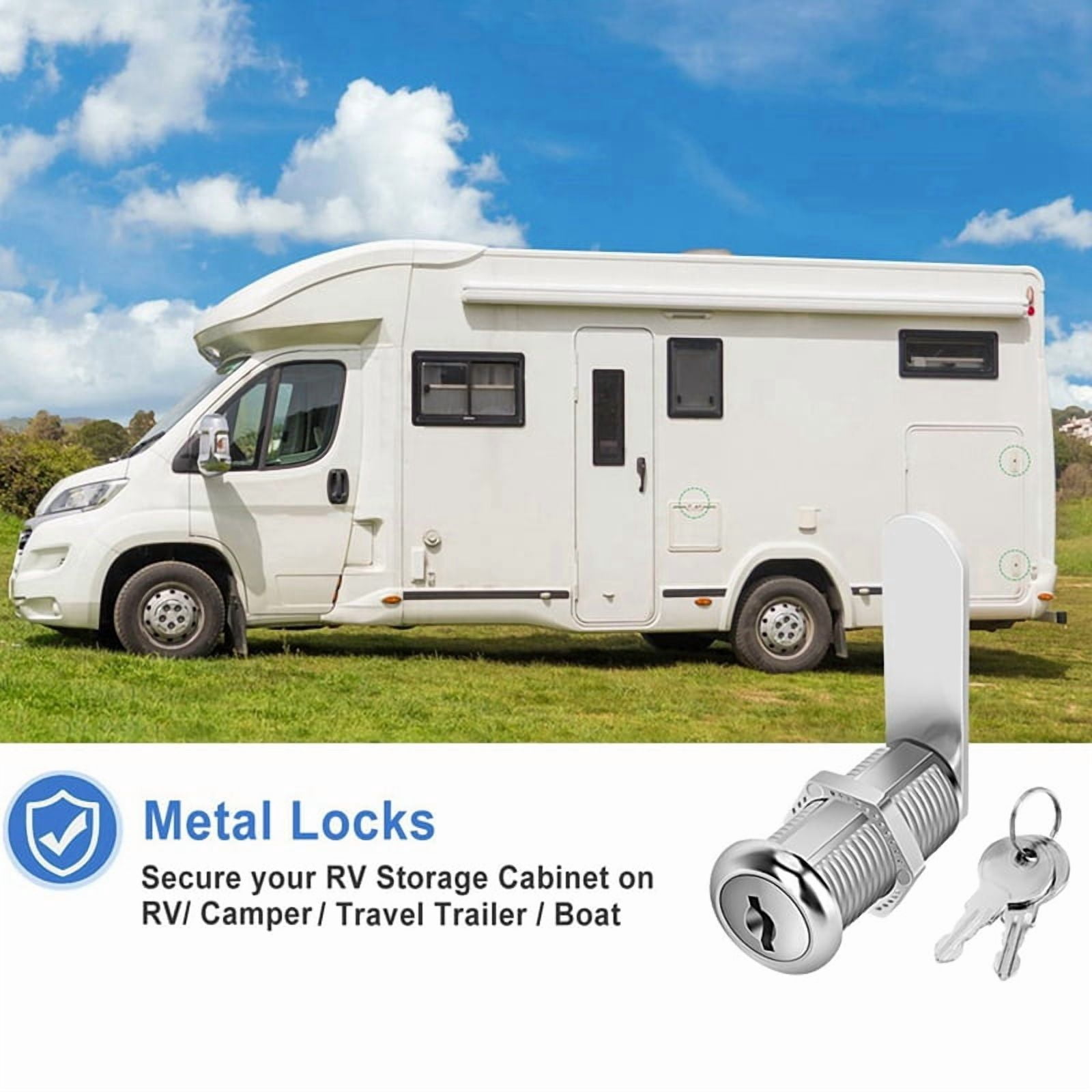 Cabinet Locks, Long Cam Locks Keyed Alike, Cabinet Cam Lock Set