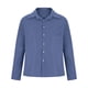 thumbnail image 4 of Ceisia Men's Solid Color Long Sleeve Casual Shirt with Chest Pocket for Daily Wear Blue L Gifts, 4 of 6