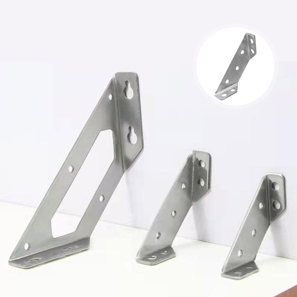 40 pcs  Bracket Connection Trapezoid Angle Fastener Trapezoid Shelf Bracket Shelf Support Corner Brace