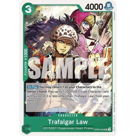 One Piece Emperors in the New World Uncommon Trafalgar Law OP09-030