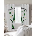 thumbnail image 2 of St. Patrick's Day Blackout Curtains for Bedroom - 84 Inch Long Light Blocking 2 Panels Set, Spring Lucky Gnomes Shamrocks Grass Thermal Insulated Living Room Drapes Grommet Window Curtains 52"x84", 2 of 8
