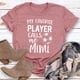 thumbnail image 1 of mi jugador favorito me llama mimi camiseta tee Rose Gold XL FLhrweasw Para estrenar, 1 of 1