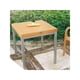 thumbnail image 4 of Lagoon Mesa de Comedor Cuadrada Tipo Rattan de Polipropileno, Patas de Acero, Protección UV, Apta para Exterior, Modelo Russ Lagoon  Russ, 4 of 6