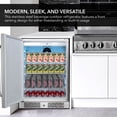 thumbnail image 2 of Whynter 24-Inch Energy Star Indoor/Outdoor Beverage Refrigerator, 5.3 Cu. Ft. Built-In Stainless Steel Cooler Fridge with Lock, 2 of 8