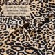 thumbnail image 2 of Tela de leopardo satinada de 150 x 200 cm (caqui claro), imitación seda satinada. Tela decorativa con estampado de leopardo y guepardo para manualidades de costura., 2 of 7