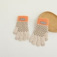 thumbnail image 2 of FAWUUDO Winter Gloves for Women Warm Knit Touchscreen Gloves Soft Fleece Lined Gloves Beige, 2 of 3