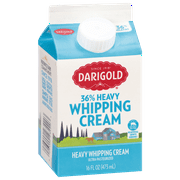 Darigold Heavy Whipping Cream, 1 Pint, 16 fl oz Carton, Refrigerated