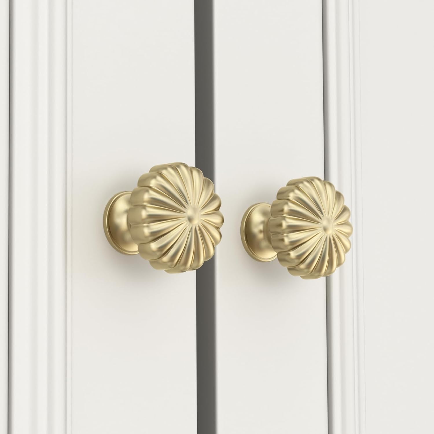25 Pack Gold Cabinet Knobs Dresser Knob for Drawer Hardware Handles and Luxury Pulls for Cabinets Zinc Alloy