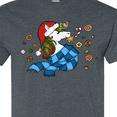 thumbnail image 4 of Inktastic Cute Christmas Unicorn with Cookies T-Shirt, 4 of 5