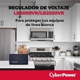 thumbnail image 2 of CyberPower L&iacute;nea Blanca LB2500VR, Regulador de Voltaje Autom&aacute;tico 2500VA/ 1500W, 120V, Protecci&oacute;n contra Sobretensiones, Temporizador de Retardo., 2 of 7