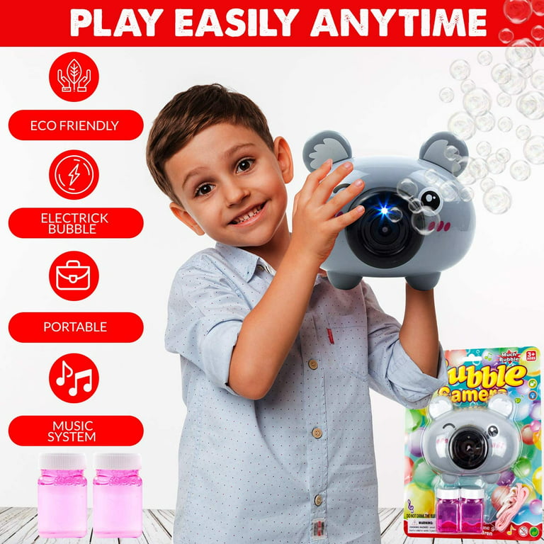 Toysery Bubble Gun and Bubble Blower machine for Kids, Non-Toxic Handheld  Bubble Blowing Machine