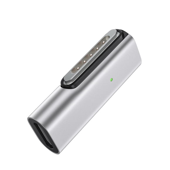 Adaptador electrónico Lanhiem 140W PD USB-C a MagSafe 3 Silver