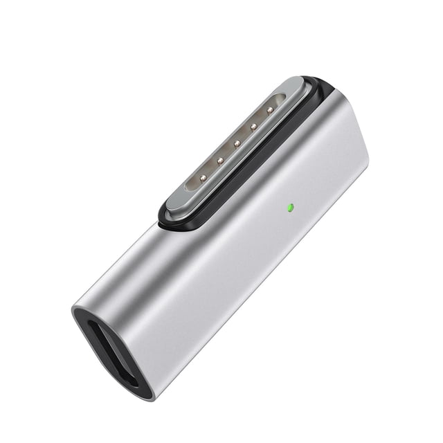 Adaptador electrónico Lanhiem 140W PD USB-C a MagSafe 3 Silver