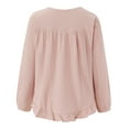 thumbnail image 5 of USSUMA Womens Plus Long Sleeve Tops Loose Fit, Women's Irregular Hem Asymmetrical Plus Size Top Long Sleeve Casual Loose Ruffle Blouse Shirts Tunic Fall Clothes, 5 of 8