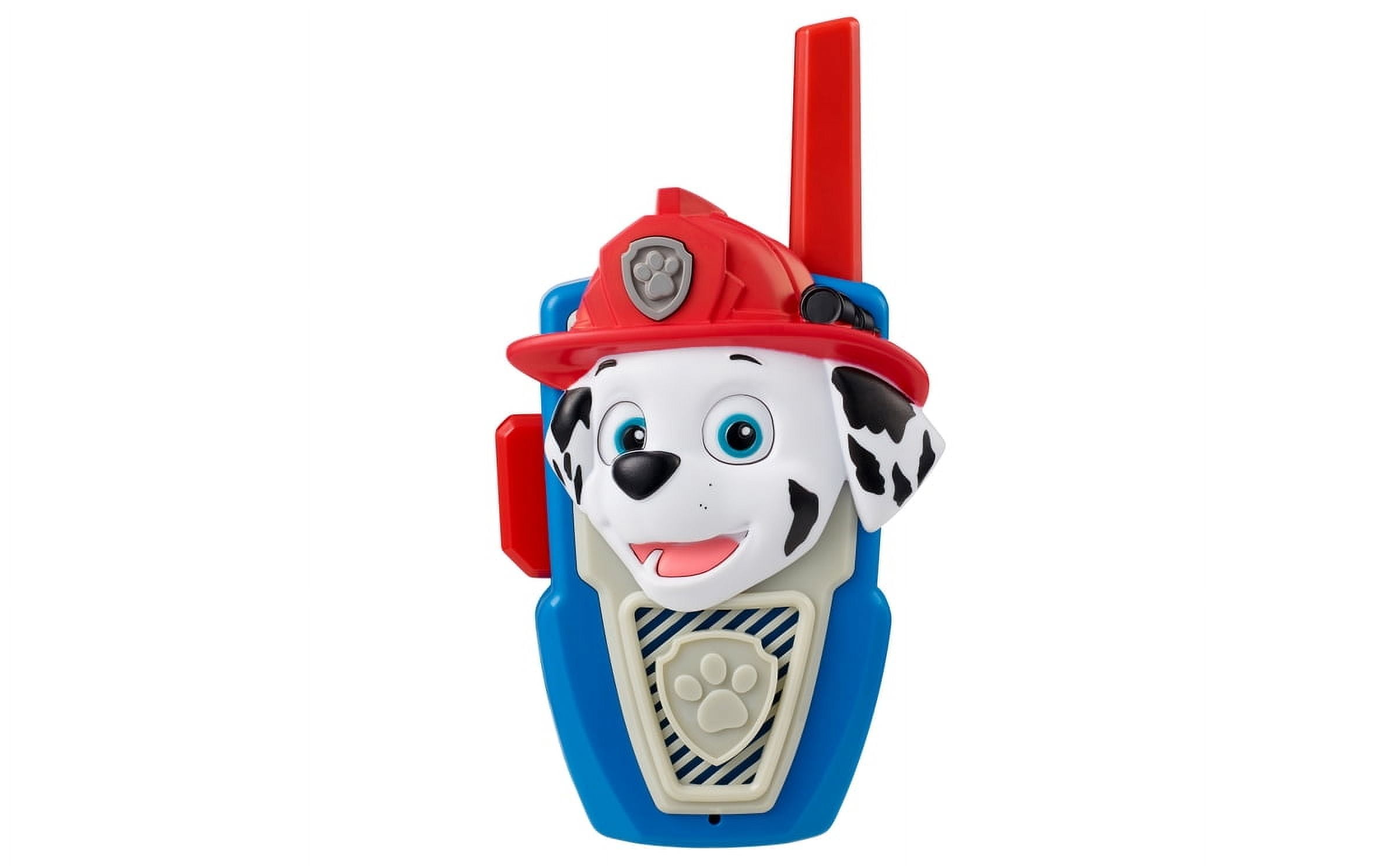Paw Patrol Walkie Talkies, Marshall & Chase Set of 2 - Push to Talk Button for Children Ages 3+
