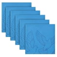 thumbnail image 5 of Iauyy Satin Napkins Set of 1- Dandelion- Blue DIY Printing Decoration Cloth Napkin- Easy Care for Home/Party, 5 of 8