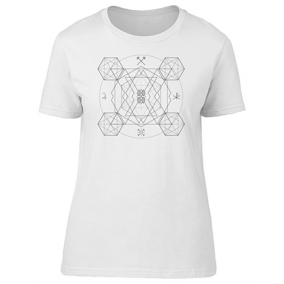 Four Hexagons Design Tee Women's -Image by Shutterstock
