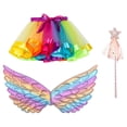thumbnail image 2 of Girls Fairy Costume Set for Photography Prop Ballet Dance Performance Role Play Colorful, 2 of 9