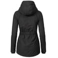thumbnail image 5 of Abrigo con capucha cálido impermeable Abrigo con forro polar grueso para mujer-yujia, 5 of 5