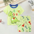 thumbnail image 2 of Paguaki Boys Pajamas Boys Summer Pajamas 2 Short Sleeve Top Shorts Sets Kids Pjs Sleepwears 3-10, 2 of 5