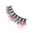 thumbnail image 3 of Unique Bargains 5 Pair 3D Mix Color False Eyelashes for Makeup Pink, 3 of 4