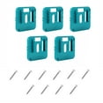 thumbnail image 2 of Battery Holder for Makita 18V Battery, Wall Mount Battery Storage Dock Holder 5Pack, 2 of 19
