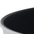 thumbnail image 3 of 11" White Recycled Plastic Indoor Outdoor Round Pot Planter, 3 of 5