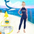 thumbnail image 7 of Monfince Kids Girls Boys Wetsuit Full Body Swimsuit for Toddler Youth Children Teen, Long Sleeve Child Diving Surf Suit One Piece Sun Protection for Water Sports, 7 of 7