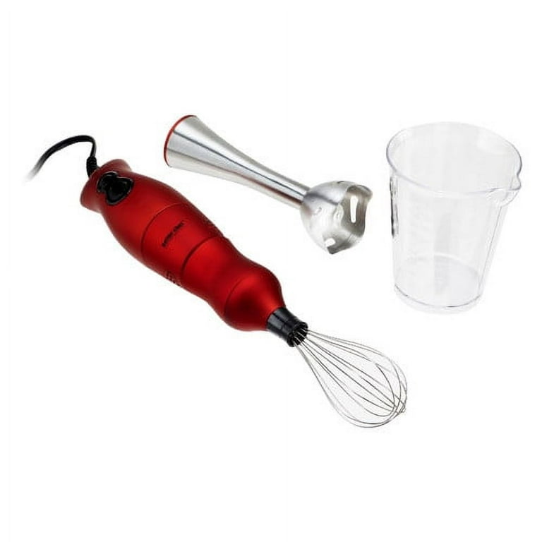 Better Chef Dualpro Handheld Immersion Blender / Hand Mixer In Red
