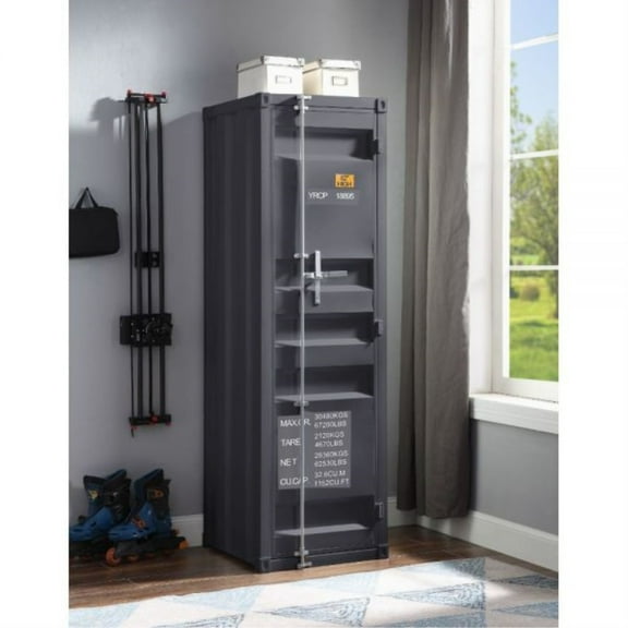 Ergode Wardrobe (Single Door) Gunmetal