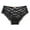Black, variant on Panties for Women,Sheer Lace T-Back Mid Rise Panties For Women Delicate Feminine Underwear,Womens Underwear,Red,S