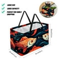 thumbnail image 2 of Fish Reusable Foldable Oxford Cloth Grocery Storage Bag Laundry Bag Toy Basket Large Capacity Bag, 2 of 7