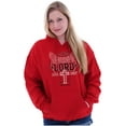 thumbnail image 4 of Live Through the Lord Jesus Christ Unisex Plus Fleece Graphic Hoodie Brisco Brands 4X, 4 of 5