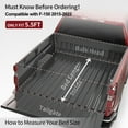 thumbnail image 2 of RVNI Roll Up Truck Bed Tonneau Cover for 2015-2025 Ford F-150 F150 5.5 Feet Bed waterproof, 2 of 5